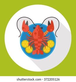 lobster flat icon