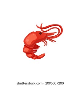 Lobster Flat icon Vector illustration. Good for menu design.