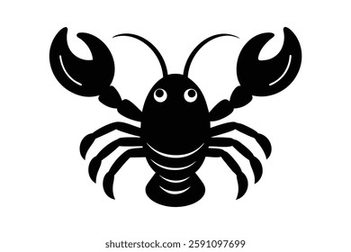 lobster head clipart vector illustration