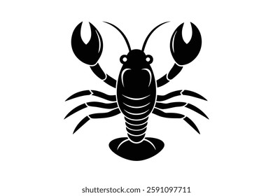 lobster head clipart vector illustration