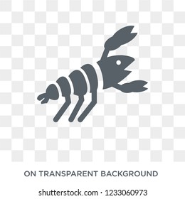 Lobster icon. Lobster design concept from Restaurant collection. Simple element vector illustration on transparent background.