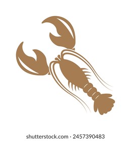 Lobster icon design template illustration