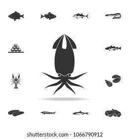 lobster icon. Detailed set of fish illustrations. Premium quality graphic design icon. One of the collection icons for websites, web design, mobile app on white background