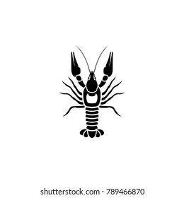 lobster icon. Fish and sea products elements. Premium quality graphic design icon. Simple love icon for websites, web design, mobile app, info graphics on white background
