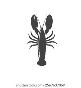 Lobster icon flat vector design