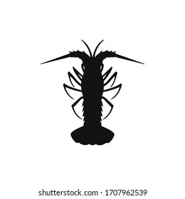 Lobster icon flat vector illustration