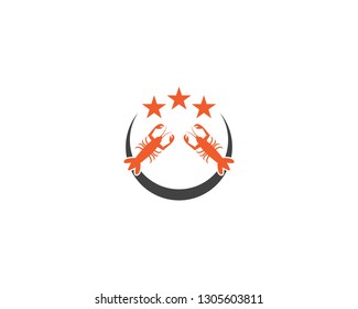 Lobster icon vector illustration