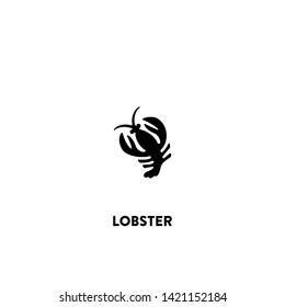 lobster icon vector. lobster sign on white background. lobster icon for web and app