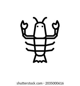 lobster icon vector for your design element