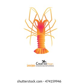 Lobster icon.vector illustration.