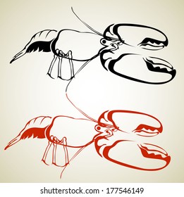 lobster illustration