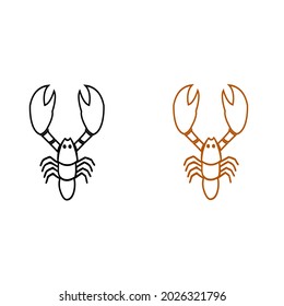 Lobster isolated on white background