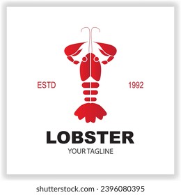 lobster logo design template premium elegant vector eps 10