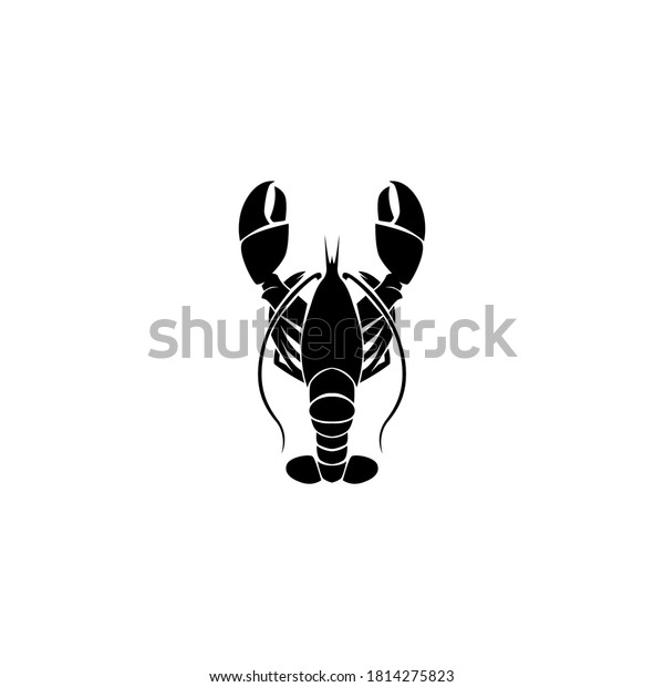Lobster Logo Template Design Vector Stock Vector (Royalty Free) 1814275823