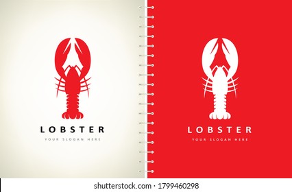Lobster logo vector. Seafood design
