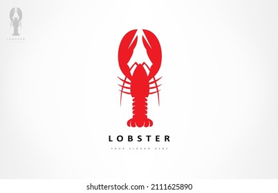 Lobster logo vector. Seafood design