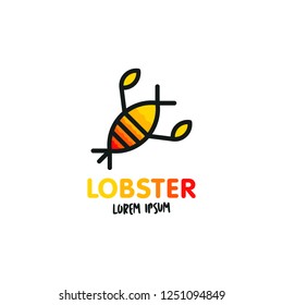 Lobster Logo Vector Template