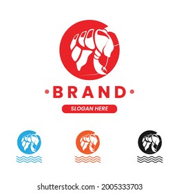 Hummer-Logos. Sehr gut geeignet für Meeresfrüchte
