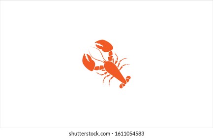Lobster seafood logo and design elements. Vector illustration