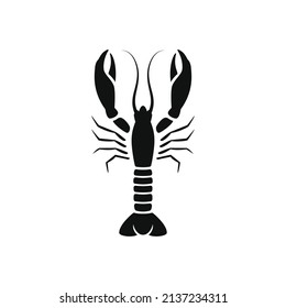 lobster silhouette vector design
for logo icons
