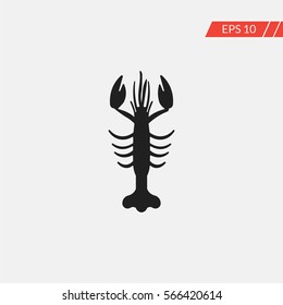Lobster vector icon