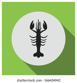 Lobster vector icon