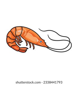 Lobster vector icon.Color vector icon isolated on white background lobster.
