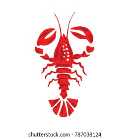 Lobster vector, illustration