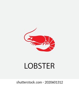 lobster vector illustration design icon logo template