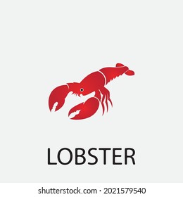 lobster vector illustration design icon logo template