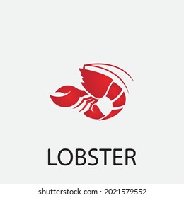 lobster vector illustration design icon logo template