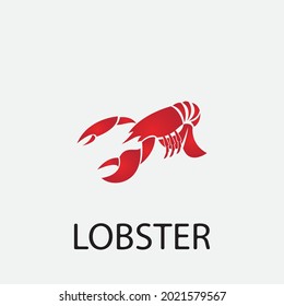 lobster vector illustration design icon logo template