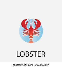 lobster vector illustration design icon logo template