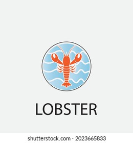 lobster vector illustration design icon logo template
