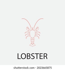 lobster vector illustration design icon logo template