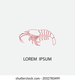 lobster vector illustration design icon logo template