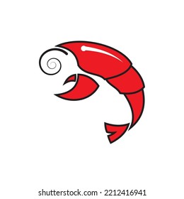 lobster vector illustration design icon logo template