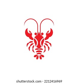 lobster vector illustration design icon logo template