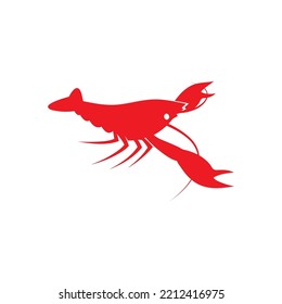 lobster vector illustration design icon logo template
