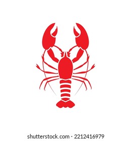 lobster vector illustration design icon logo template