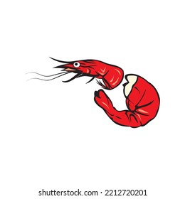plantilla de logotipo de icono de ilustración de vector de bogavante
