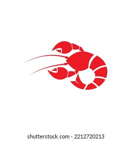 lobster vector illustration design icon logo template