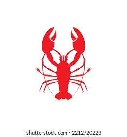 lobster vector illustration design icon logo template