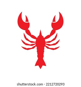 lobster vector illustration design icon logo template