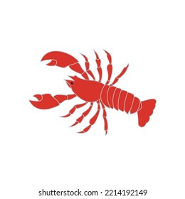 lobster vector illustration design icon logo template