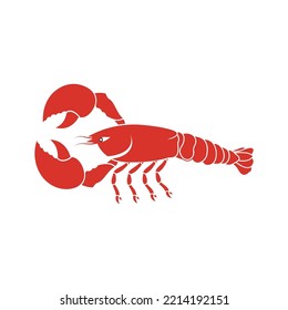 lobster vector illustration design icon logo template