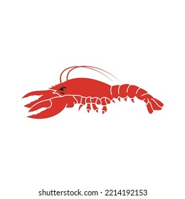 lobster vector illustration design icon logo template