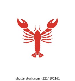 lobster vector illustration design icon logo template