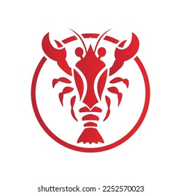 lobster vector illustration design icon logo template