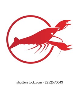lobster vector illustration design icon logo template